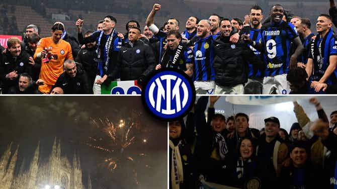 Vorschaubild für Feuerwerk und Pyro: Inter feiert Scudetto