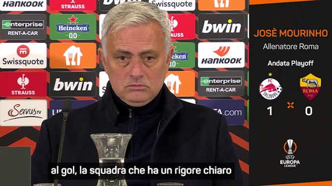 Anteprima immagine per Mourinho sconsolato dopo il Salisburgo: "Non sempre il migliore vince"
