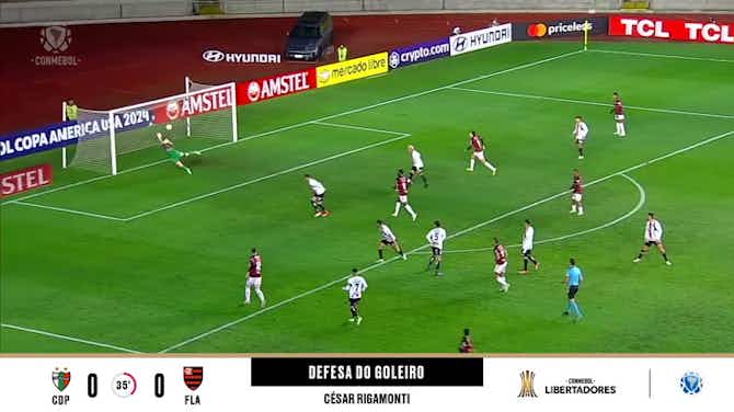 Imagem de visualização para Palestino - Flamengo 0 - 0 | DEFESA DO GOLEIRO - César Rigamonti