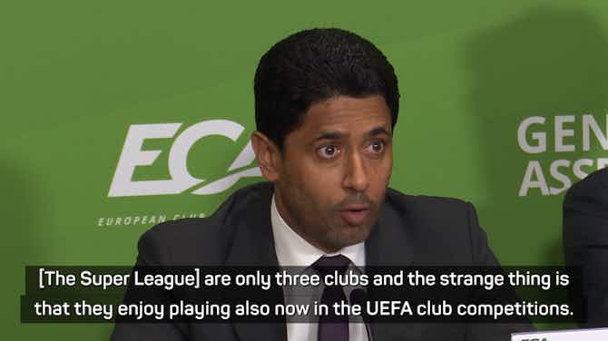 Preview image for 'Everybody is against the Super League' - PSG's Al-Khelaifi