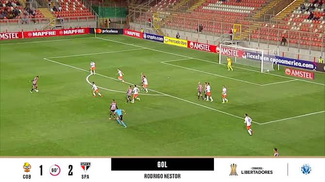 Preview image for Cobresal - São Paulo 1 - 2 | GOL - Rodrigo Nestor