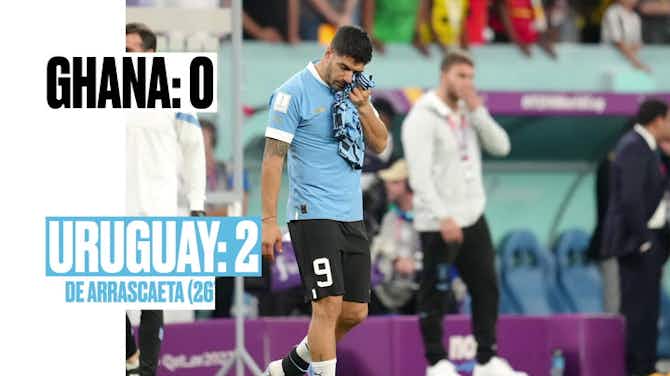 Preview image for Uruguay get insufficient victory over Ghana: Ghana 0-2 Uruguay