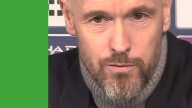 Preview image for Ten Hag: 'Manchester United were really close to win the derby'