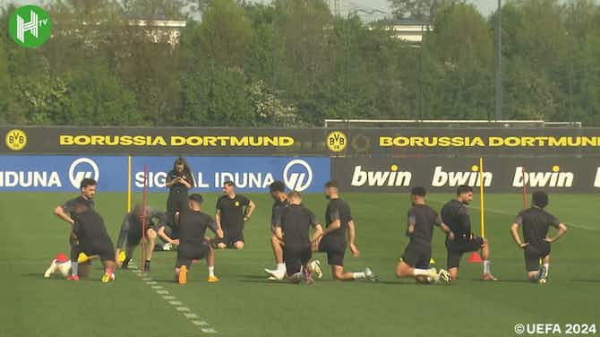 Vorschaubild für Borussia Dortmund está pronto para semifinal da UEFA Champions League
