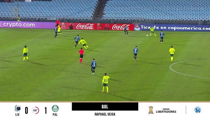Imagem de visualização para Liverpool-URU - Palmeiras 0 - 1 | GOL - Raphael Veiga