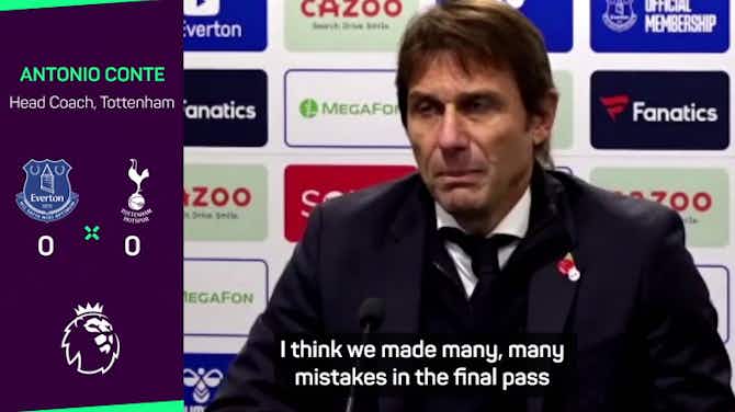 Preview image for Conte admits his Tottenham side lack a cutting edge