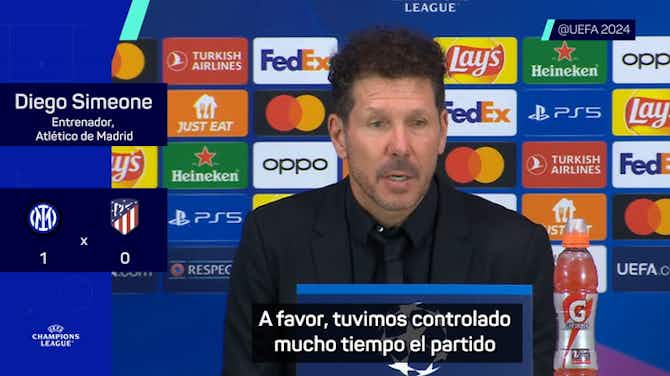 Preview image for Simeone: "Soy optimista"