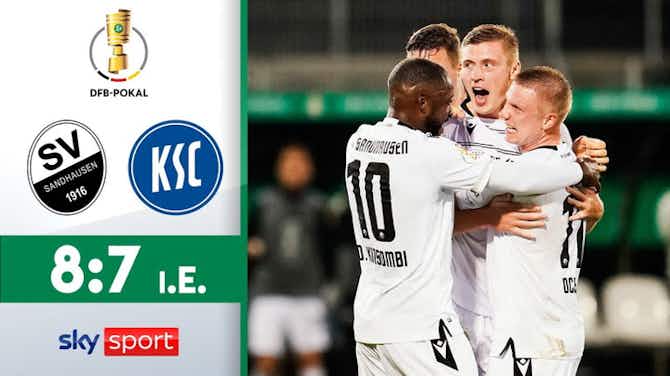 Vorschaubild für SV Sandhausen 2:2 Karlsruher SC (8:7) | Highlights - 2. Runde | DFB-Pokal 2022/23