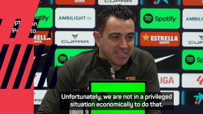 Preview image for Barca don't need Haaland or Mbappe to win trophies - Xavi