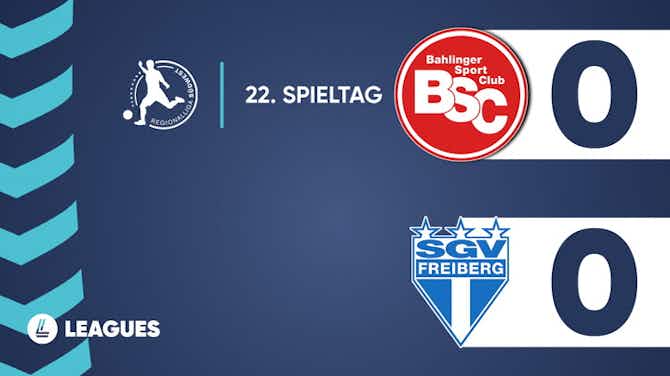 Vorschaubild für Regionalliga Südwest - Bahlinger SC 0:0 SGV Freiberg