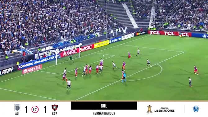 Anteprima immagine per Alianza Lima - Cerro Porteño 1 - 1 | GOL - Hernán Barcos