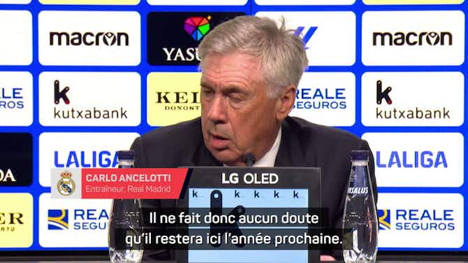 Imagen de vista previa para Real Madrid - Ancelotti : "Güler sera un joueur crucial pour nous à l'avenir"