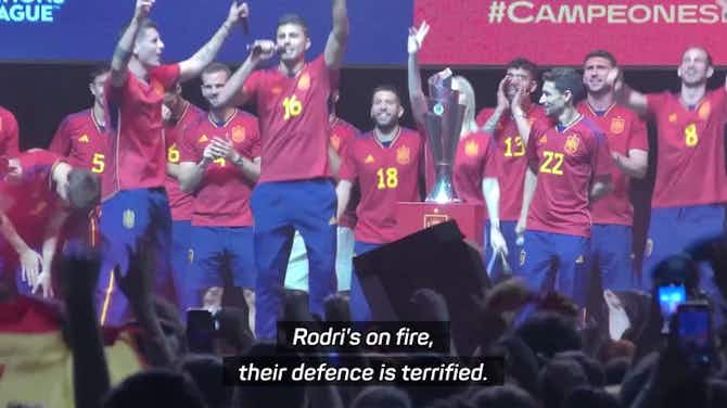 Image d'aperçu pour Espagne - Quand Rodri met le feu devant les fans de la Roja