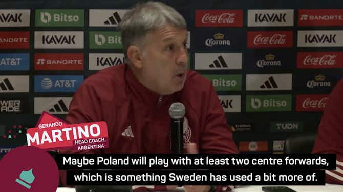 Preview image for Martino hopes for a similar match to Poland in World Cup friendly against Sweden