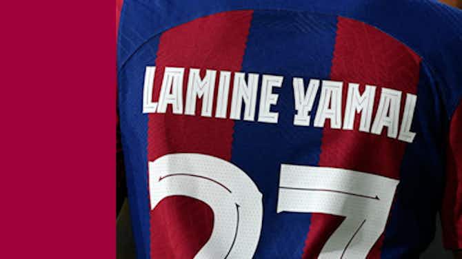 Image d'aperçu pour Lamine Yamal signe son premier contrat pro avec le Barça