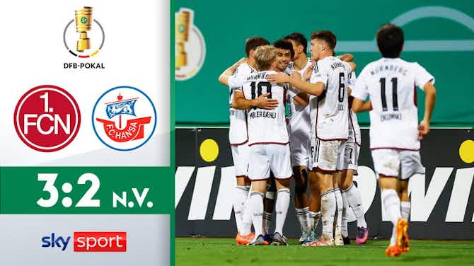 Vorschaubild für Nürnberg kämpft sich ins Achtelfinale! | Nürnberg - Rostock | Highlights - Runde 2 | DFB Pokal 23/24
