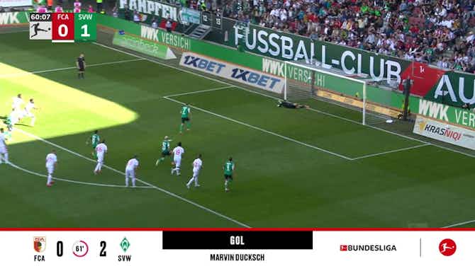 Imagem de visualização para Augsburg - Werder Bremen 0 - 2 | GOL - Marvin Ducksch