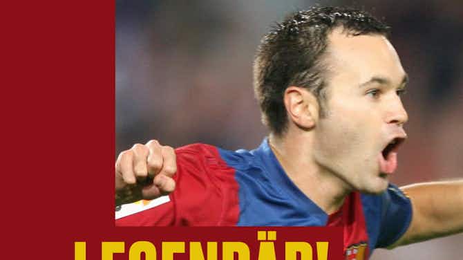 Vorschaubild für Legendär! Iniestas erstes Tor für Barca