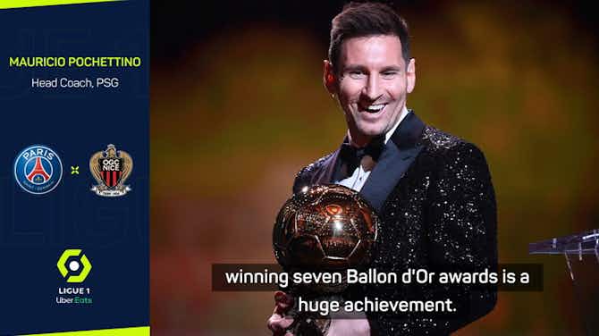 Preview image for Pochettino congratulates Messi on seventh Ballon d'Or