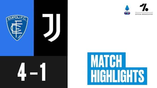 Anteprima immagine per Serie A: Empoli 4-1 Juventus