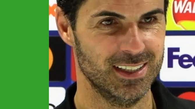 Preview image for Arteta lauds atmosphere and mentality post Champions League win