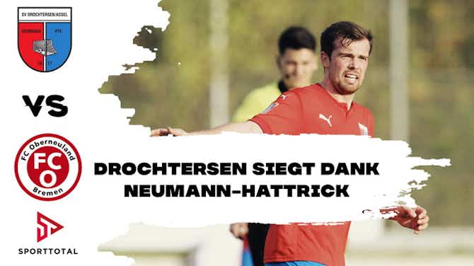 Vorschaubild für Drochtersen siegt dank Neumann-Hattrick! | SV Drochtersen/Assel vs. FC Oberneuland | Regionalliga Nord Abstiegsrunde