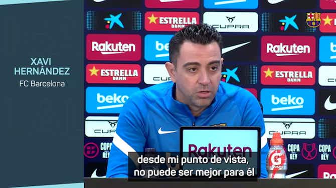 Imagen de vista previa para Xavi, sobre Dembélé: "No será en ningún otro sitio más feliz que en el Barça"