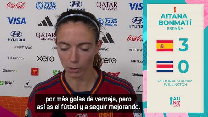 Imagen de vista previa para Aitana Bonmatí: "Podríamos haber ganado por más goles de ventaja"