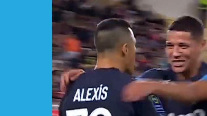 Imagen de vista previa para El golazo de falta de Alexis Sánchez en casa del Mónaco