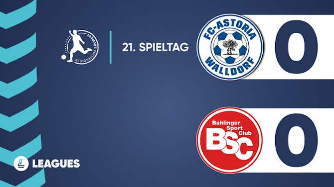 Vorschaubild für Regionalliga Südwest - Astoria Walldorf 0:0 Bahlinger SC