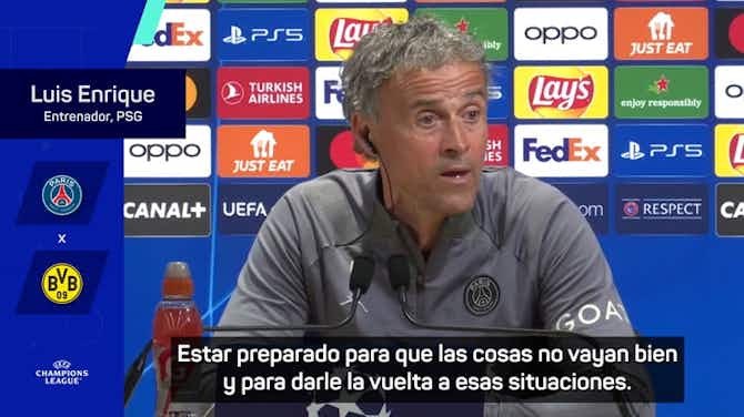 Image d'aperçu pour Luis Enrique, en titulares: "Va a ser un partido difícil para los dos equipos" 