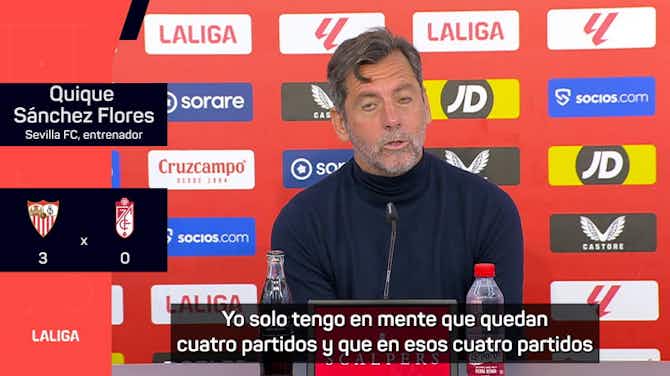 Imagem de visualização para Sánchez Flores, tras salvar al Sevilla: "Me acuerdo mucho de la gente mayor que estaba preocupada"