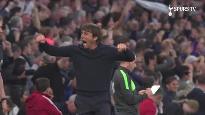 Preview image for Conte cam: Italian goes wild in 3-0 win over Arsenal