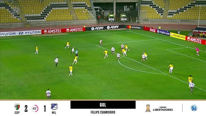 Vorschaubild für Palestino - Millonarios 2 - 1 | GOL - Felipe Chamorro