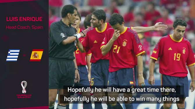 Preview image for Enrique wishes Xavi good luck at Barca