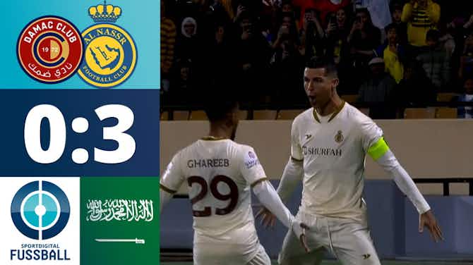 Vorschaubild für Ronaldo-Hattrick! - CR7 schießt Al-Nassr an die Tabellenspitze | Damac FC - Al-Nassr FC