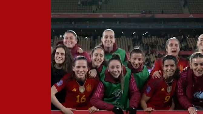 Imagen de vista previa para La selección española femenina celebra la clasificación para los Juegos Olímpicos