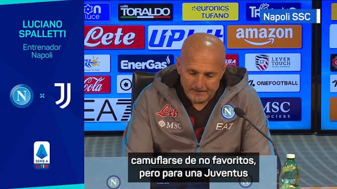 Imagen de vista previa para Spalletti: "Para una Juventus llena de campeones es imposible esconderse del rol de favorito"