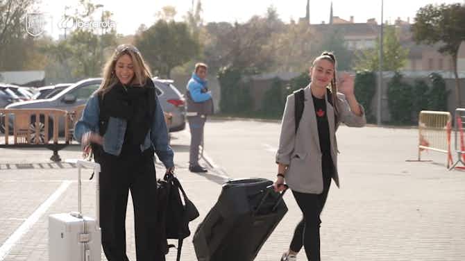 Preview image for Bonmatí & Spain squad arrive for last camp of the year