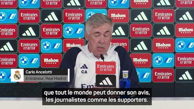 Image d'aperçu pour Real Madrid - Ancelotti : “Il ne faut pas tant de tout remettre en question”