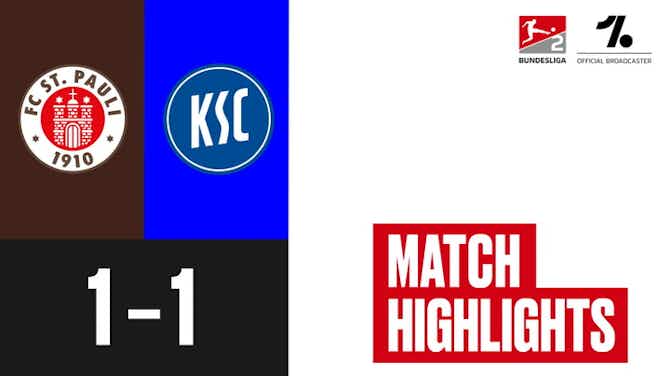 Anteprima immagine per Highlights_FC St. Pauli vs. Karlsruher SC_Matchday 34_ACT