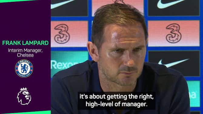 Preview image for Lampard 'a big fan' of new Chelsea boss Pochettino