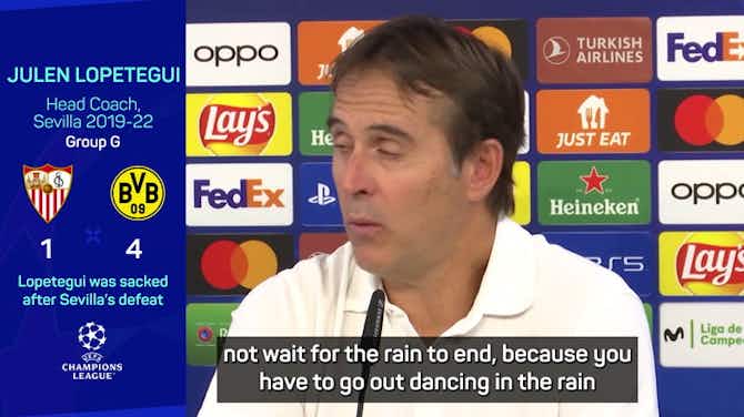 Preview image for You learn to 'dance in the rain' - Lopetegui after Sevilla sacking