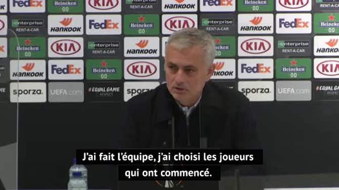 Image d'aperçu pour Groupe J - Mourinho : "J’aurais aimé faire 11 changements à la pause"