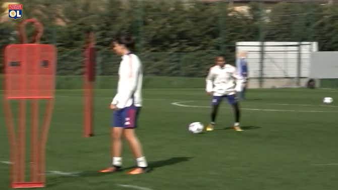 Imagen de vista previa para El Lyon Femenino se entrena antes de la vuelta ante la Juventus