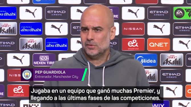 Anteprima immagine per Guardiola, sobre la progresión de Foden: "El fútbol depende absolutamente de los jugadores"