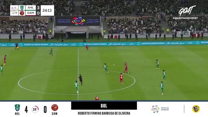 Imagen de vista previa para Al-Ahli - Damak 4 - 0 | GOL - Roberto Firmino Barbosa de Oliveira