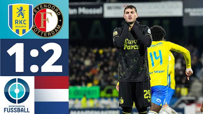 Vorschaubild für Trotz Giménez-Bock! Feyenoord feiert Auswärtssieg | RKC Waalwijk - Feyenoord Rotterdam