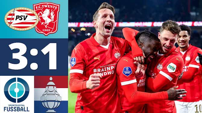 Vorschaubild für Vertessen, De Jong & Bakayoko treffen! PSV zaubert sich ins Achtelfinale | PSV Eindhoven - FC Twente