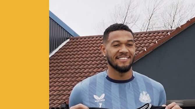 Preview image for Behind the scenes: Joelinton signs contract extension with Newcastle